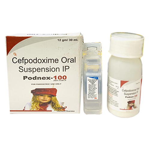Product Name: PODNEX, Compositions of PODNEX are Cefpodoxime Oral Suspension IP - Tecnex Pharma