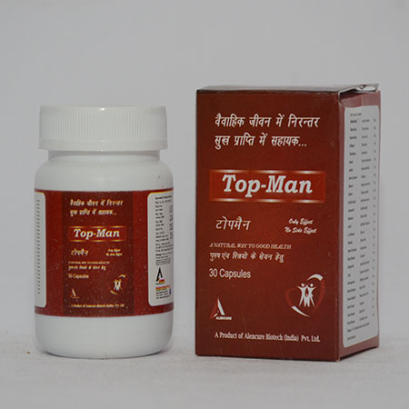 Product Name: TOP MAN, Compositions of TOP MAN are  - Alencure Biotech Pvt Ltd