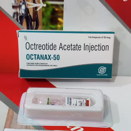 Product Name: OCTANAX 50, Compositions of OCTANAX 50 are Octreotide Acetate Injection - C.S Healthcare