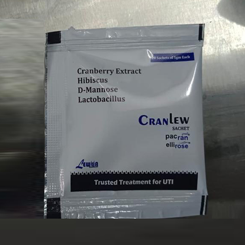 Product Name: Cranlew, Compositions of Cranlew are Cranberry Extract Hibiscus Extract  D-Mannose Lactobacillus - Jonathan Formulations