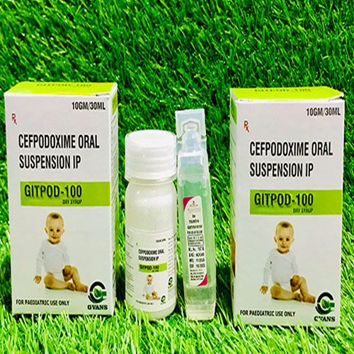 Product Name: Gitpod 100, Compositions of Gitpod 100 are Cefpodoxime Oral - Gvans Biotech Pvt. Ltd