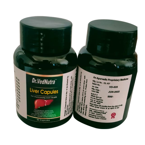 Product Name: Dr Vednutra, Compositions of Dr Vednutra are Liver Capsules - Jonathan Formulations