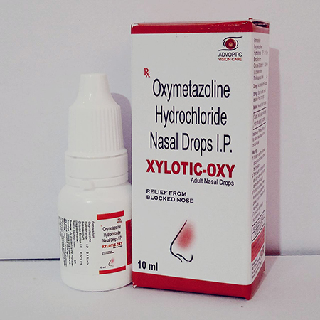 Product Name: Xylotic Oxy, Compositions of Xylotic Oxy are Oxymetazoline Hydrochloridee Nasal Drops I.P. - Ronish Bioceuticals
