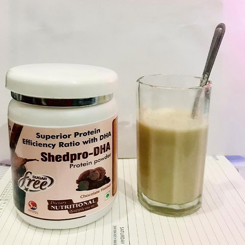 Product Name: Shedpro DHA, Compositions of Shedpro DHA are Superior Protien Efficiency Ratio with DHA - Shedwell Pharma Private Limited