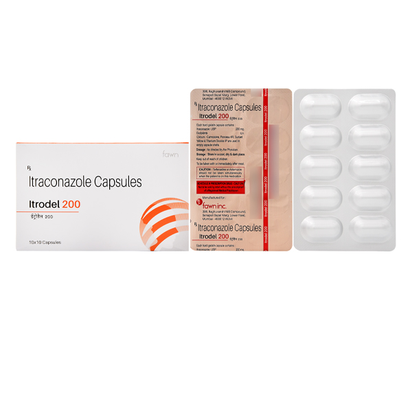 Product Name: ITROVIS 200, Compositions of Itraconazole 200 mg. are Itraconazole 200 mg. - Fawn Incorporation
