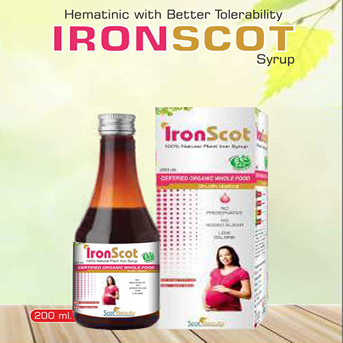 Product Name: IronScot, Compositions of IronScot are Hematinic with Better Tolerability - Pharma Drugs and Chemicals