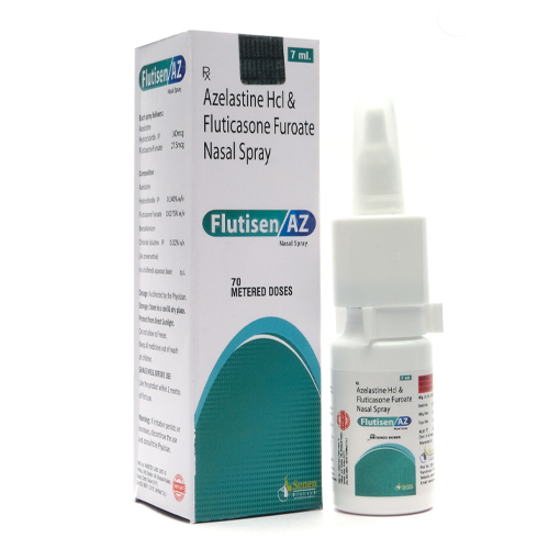Product Name: Flutisen AZ, Compositions of Flutisen AZ are Azelastine HCL & Fluticasone Furoate Nasal Spray - Senen Biotech