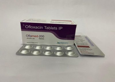 Product Name: Oflamed 200, Compositions of Oflamed 200 are Ofloxacin 200mg Tablet - Medofy Pharmaceutical