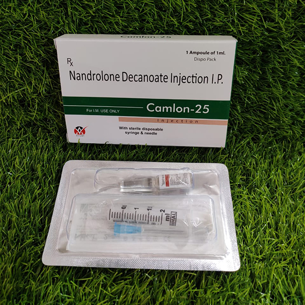 Product Name: Camlon, Compositions of Nandrolone Decanoate Injection IP are Nandrolone Decanoate Injection IP - Anista Healthcare