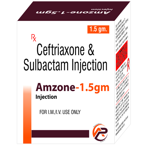 Product Name: Amzone , Compositions of Amzone  are Ceftriaxone & sulbactom For Injection - Ambrosia Pharma