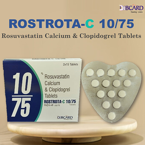 Product Name: Rostrota C 10/75, Compositions of Rostrota C 10/75 are Rosuvastatin Calcium & Clopidogrel Tablets - BSA Pharma Inc
