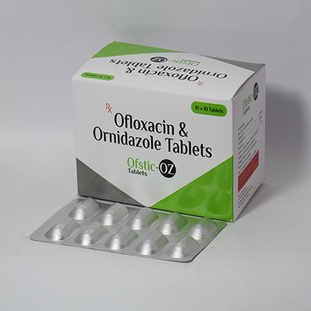 Product Name: Ofstic OZ, Compositions of Ofstic OZ are Ofloxacin & Ornidazole Tablets - Meridiem Healthcare