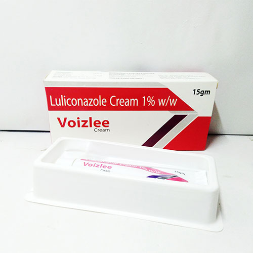 Product Name: Voizlee , Compositions of Voizlee  are Luliconazole 15 gm OINTMENT IN TRAY PACK - Voizmed Pharma Private Limited