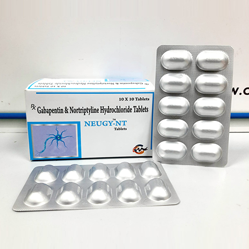 Product Name: Neugy NT, Compositions of Neugy NT are Gabapentin & Nortriptyline Hydrochloride Tablets - Cardimind Pharmaceuticals