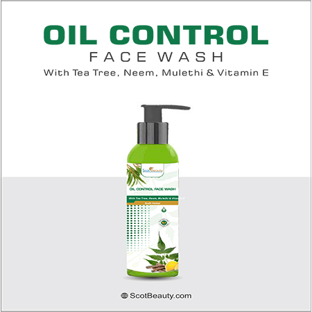 Product Name: Oil Control, Compositions of Oil Control are with Tea Tree,Neem,Mulethi & Vitamin E - Scothuman Lifesciences
