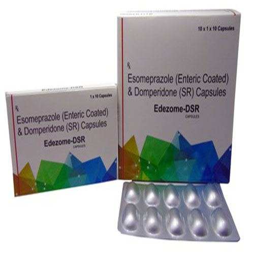 Product Name: EDEZOM DSR, Compositions of EDEZOM DSR are Esomperazole 40mg  + Domperidone 30mg - Edelweiss Lifecare