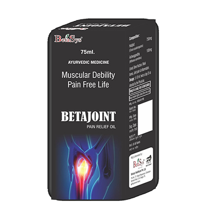 Product Name: Betajoint, Compositions of Betajoint are Muscular Debility Pain Free Life - Betasys Healthcare Pvt Ltd