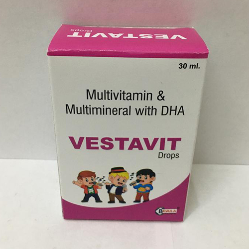 Product Name: Vestavit, Compositions of Vestavit are Multivitamin & Multimineral with DHA - Bkyula Biotech
