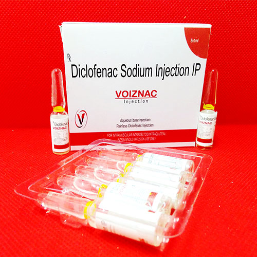 Product Name: Voiznac , Compositions of Voiznac  are Diclofenac Sodium 75 mg Injection 1 m - Voizmed Pharma Private Limited