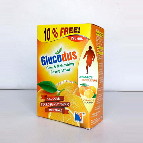 Product Name: Glucodus, Compositions of Glucodus are Energy Drink - Nova Indus Pharmaceuticals
