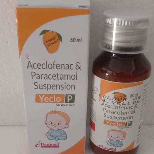 Product Name: Yeclo P, Compositions of Yeclo P are Aceclofenac & Paracetamol - Denmed Pharmaceutical