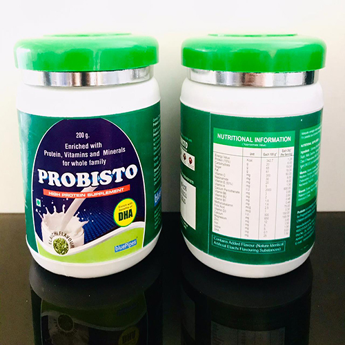 Product Name: PROBISTO, Compositions of PROBISTO are Enriched with Protein, Vitamins and Minerals - Bluepipes Healthcare
