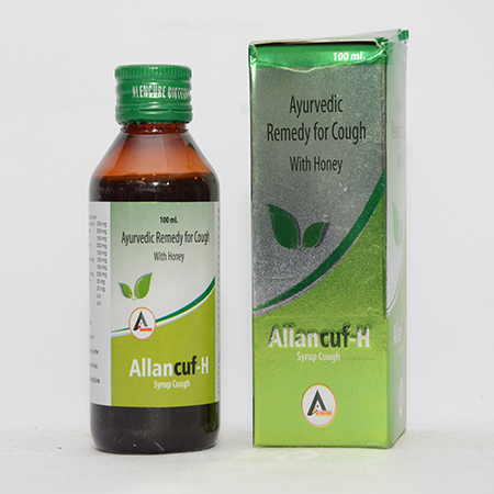 Product Name: ALLANCUF H, Compositions of ALLANCUF H are Ayurvedic Remedy For Cough With Honey - Alencure Biotech Pvt Ltd