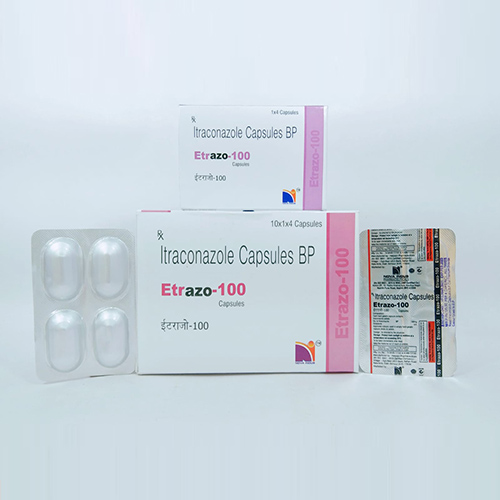Product Name: Etrazo 100, Compositions of Etrazo 100 are Itraconazole Capsules  Bp  - Nova Indus Pharmaceuticals
