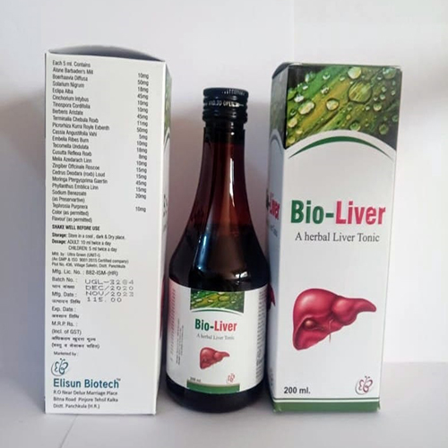 Product Name: BIO LIVER, Compositions of are A herbal Liver Tonic - Elisun Biotech