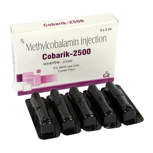 Product Name: Cobarik 2500, Compositions of are Methycobalamin Injection - Erika Remedies