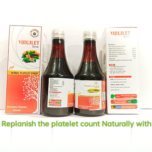 Product Name: Verjulet Syrup, Compositions of Verjulet Syrup are Increase Platlest Count Syrup - DP Ayurveda