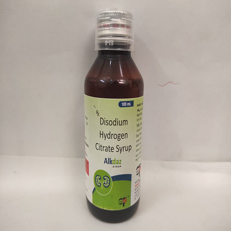 Product Name: Alkdaz, Compositions of Alkdaz are Disodium Hydrogen Citrate Syrup - Cassopeia Pharmaceutical Pvt Ltd