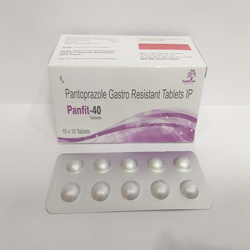 Product Name: Panfit 40, Compositions of Panfit 40 are Pantoprazole Gastro-Resitant tablets IP - Healthtree Pharma (India) Private Limited