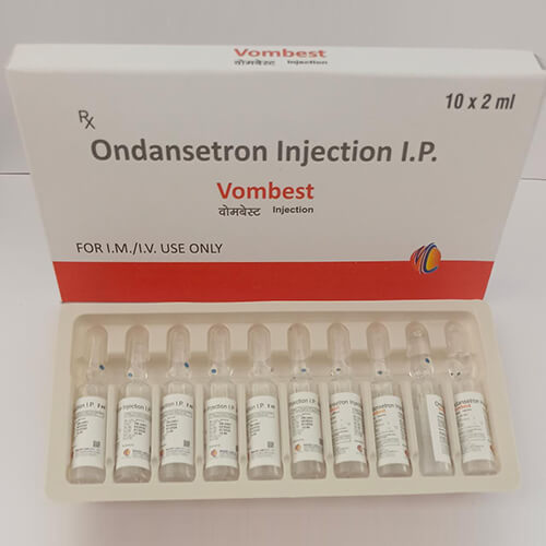 Product Name: Vombest, Compositions of Vombest are Ondansetron Injection IP - Macro Labs Pvt Ltd
