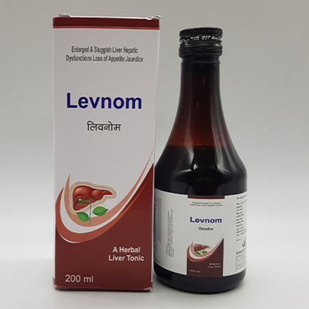 Product Name: Levnom, Compositions of Levnom are Enlarged and Sluggish Liver Hepatic Dystinctions  loss of Appetite janulaic - Acinom Healthcare