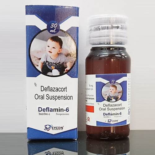 Product Name: Deflamin, Compositions of Deflamin are Deflazacort Oral Suspension - Sycon Healthcare Private Limited