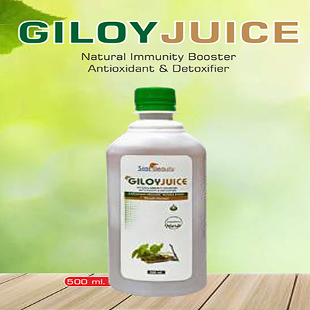 Product Name: Giloy Juice, Compositions of are Natural Immunity Booster Antioxidant & Detoxifier - Scothuman Lifesciences