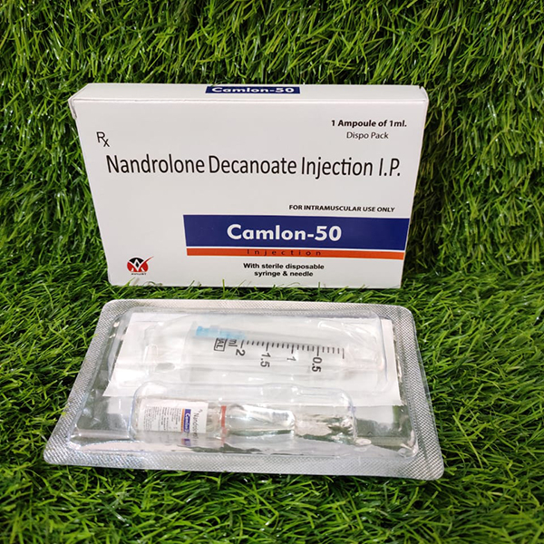 Product Name: Camlon 50, Compositions of Camlon 50 are Nandrolone Decanoate Injection IP - Anista Healthcare