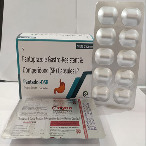 Product Name: Pantadol DSR, Compositions of Pantadol DSR are Pantaprazole Gastro Resistant & Domperidone - Oriyon Healthcare