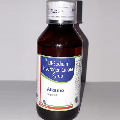 Product Name: Alkamo, Compositions of Alkamo are Di-Sodium Hydrogen Citrate Syrup - Macro Labs Pvt Ltd