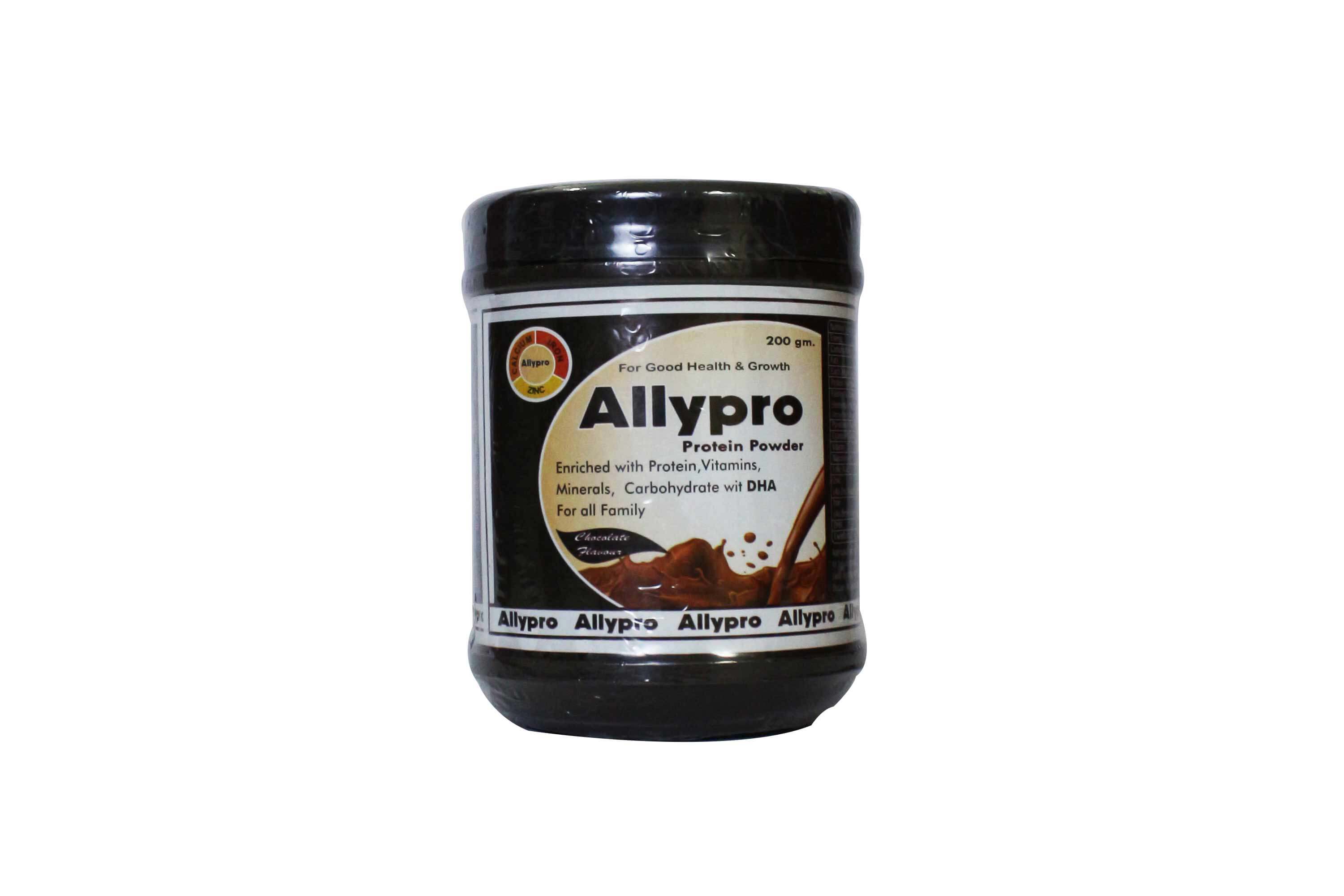 Product Name: Allypro, Compositions of Allypro are Enriched with Protein, Vitamins , Minerals Carbohydrate with DHA  - Numantis Healthcare