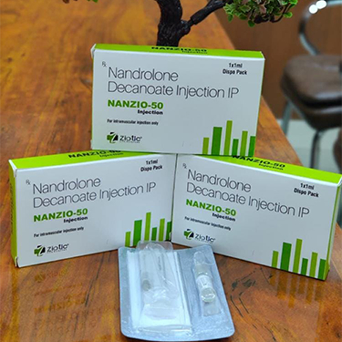 Product Name: Nanzio 50, Compositions of Nanzio 50 are Nandrolone Decanoate Injection IP - Ziotic Life Sciences