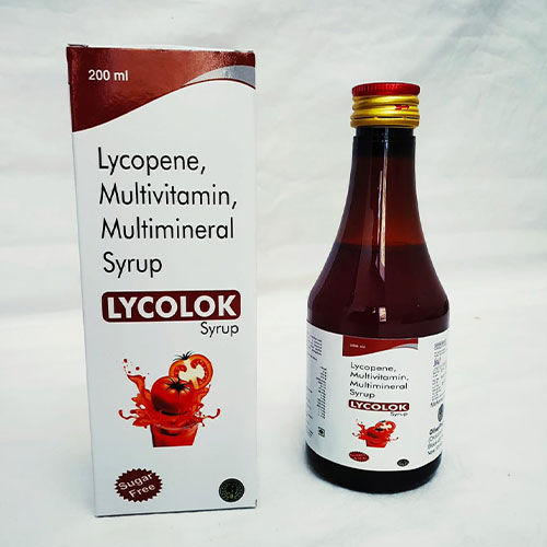 Product Name: Lycolok, Compositions of Lycopene Multivitamin Multimireral are Lycopene Multivitamin Multimireral - Sneh Pharma Private Limited