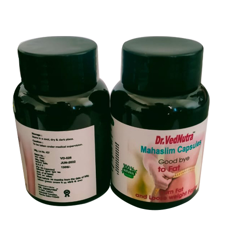 Product Name: Dr Vednutra, Compositions of Dr Vednutra are Mahaslim Capsules - Jonathan Formulations
