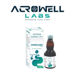 Product Name: Acrolose, Compositions of are Lactulose Solution U.S.P - Acrowell Labs Private Limited