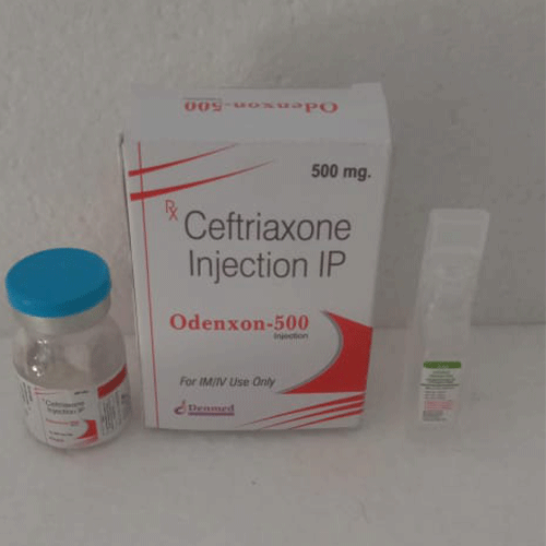 Product Name: Odenxon 500, Compositions of Odenxon 500 are Ceftriaxone - Denmed Pharmaceutical