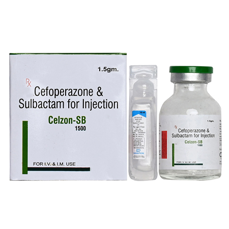 Product Name: Celzon SB 1500, Compositions of Celzon SB 1500 are Cefoperazone Sodium & Sulbactam for Injection - Cista Medicorp