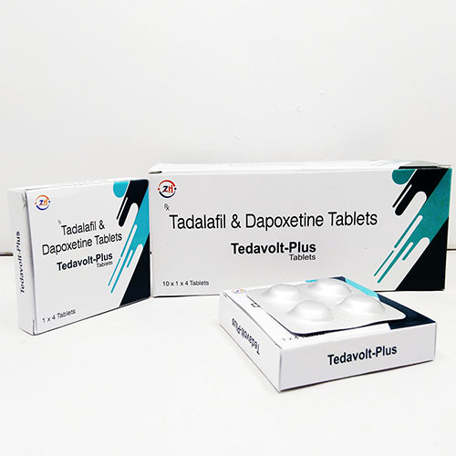 Product Name: Tedavolt Plus, Compositions of Tedavolt Plus are tadalafil & Dapoxetine  - Voizmed Pharma Private Limited