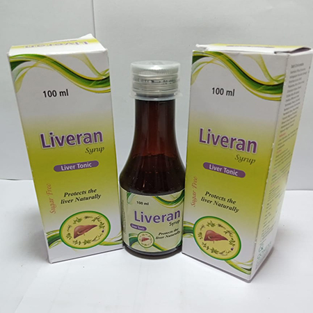 Product Name: LIVERAN, Compositions of LIVERAN are Sugar Free A Complete Ayurvdic Liver Syrup - Qonexa Lifecare Private Limited