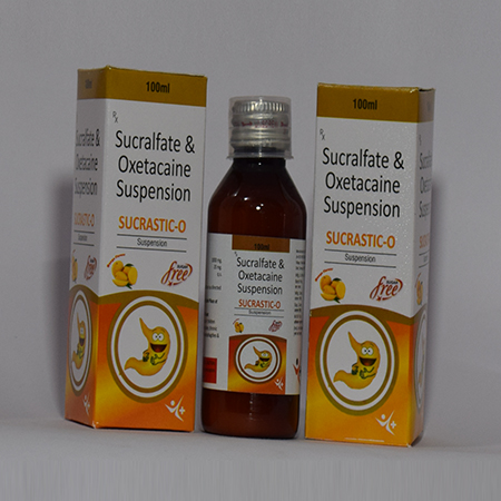 Product Name: Sucrastic O, Compositions of Sucrastic O are Sucralfate & Oxetacaine Suspension - Meridiem Healthcare
